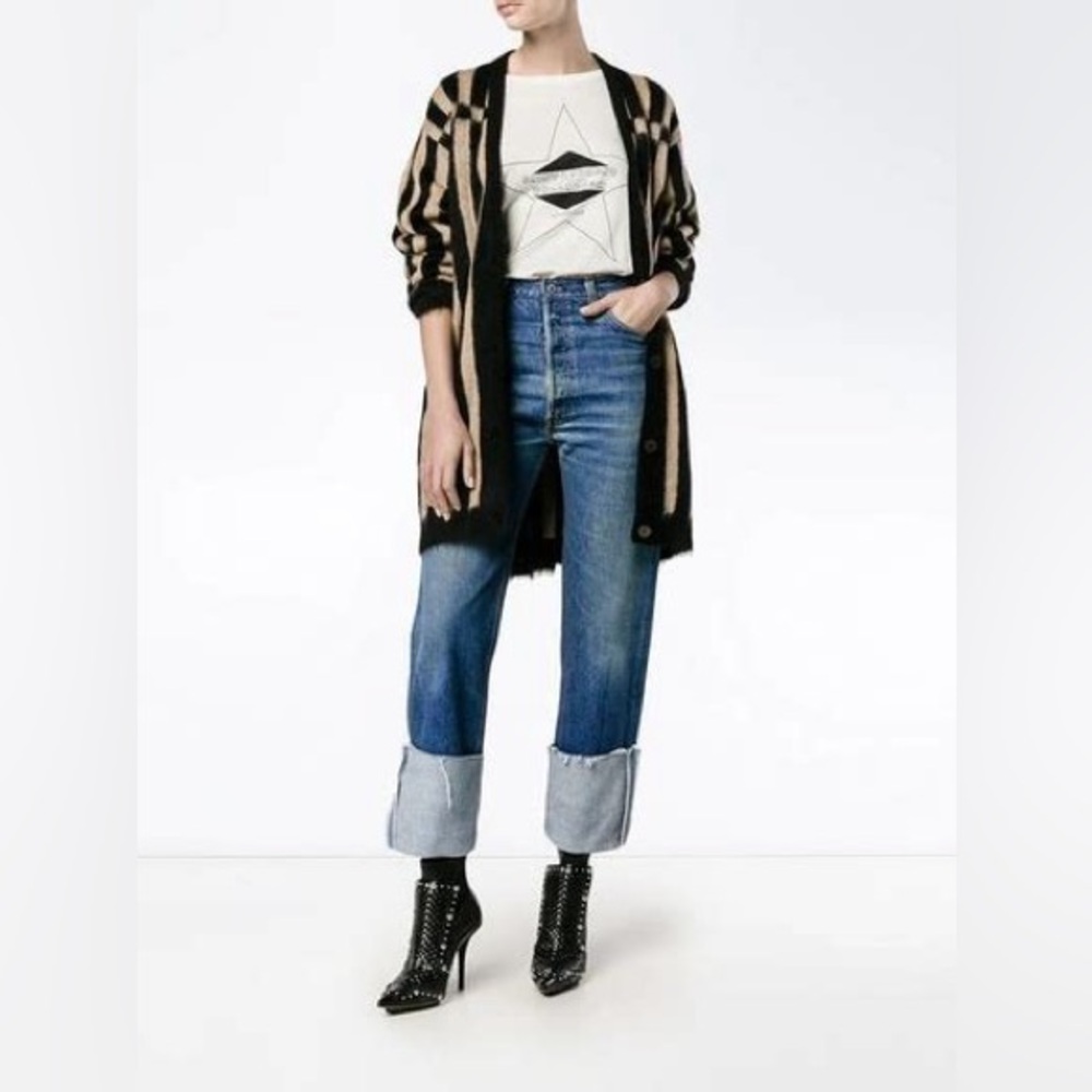 Re/Done Blue High Rise Women Jeans